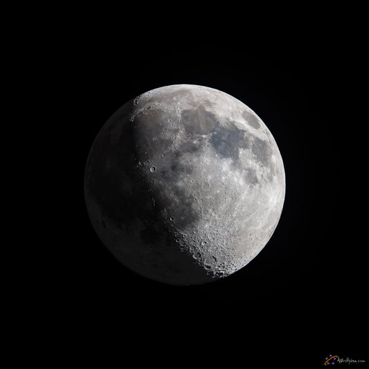 Luna crescente illuminata al 69%