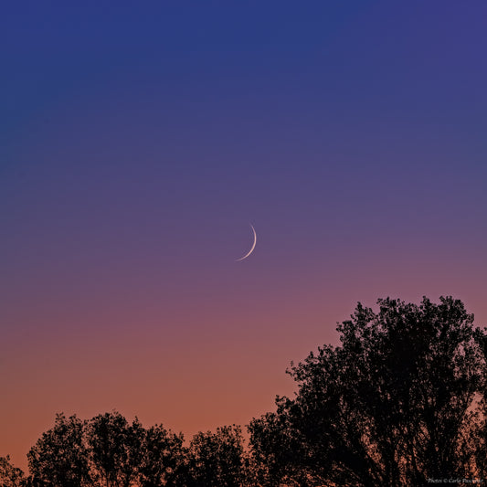 Luna nuova al tramonto n.1
