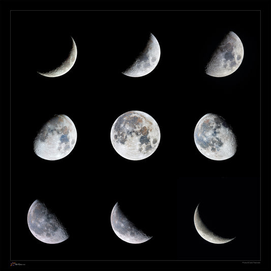 3x3 fasi lunari