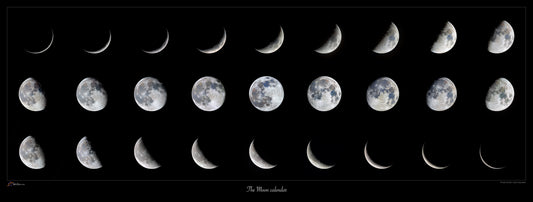 Il calendario mensile della Luna