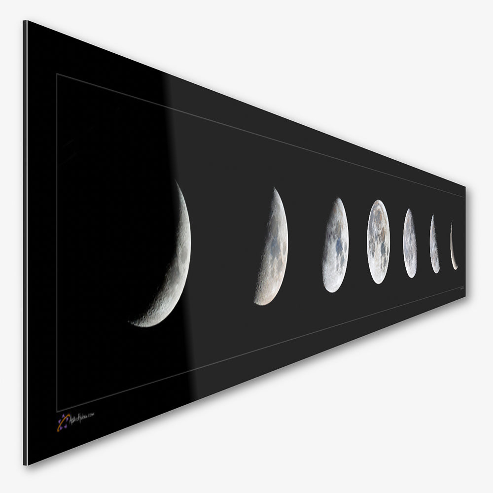 7 x 1 Moon phases panel